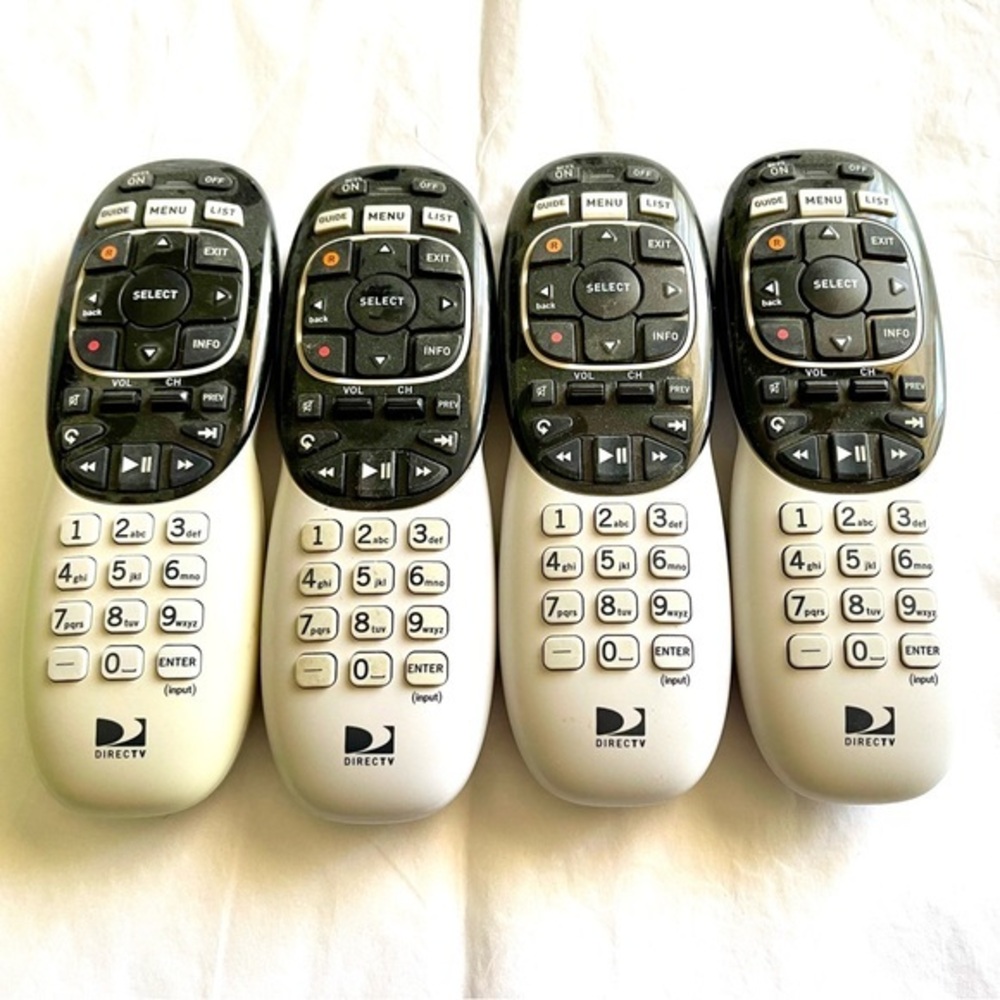 4 Direct TV Remotes 3 New 1 Used